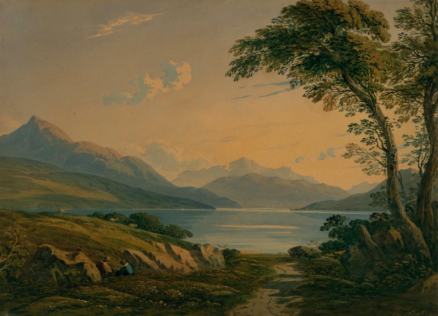 Lake Bala, Merioneth, Wales (D.1887.5) - IIIF Image