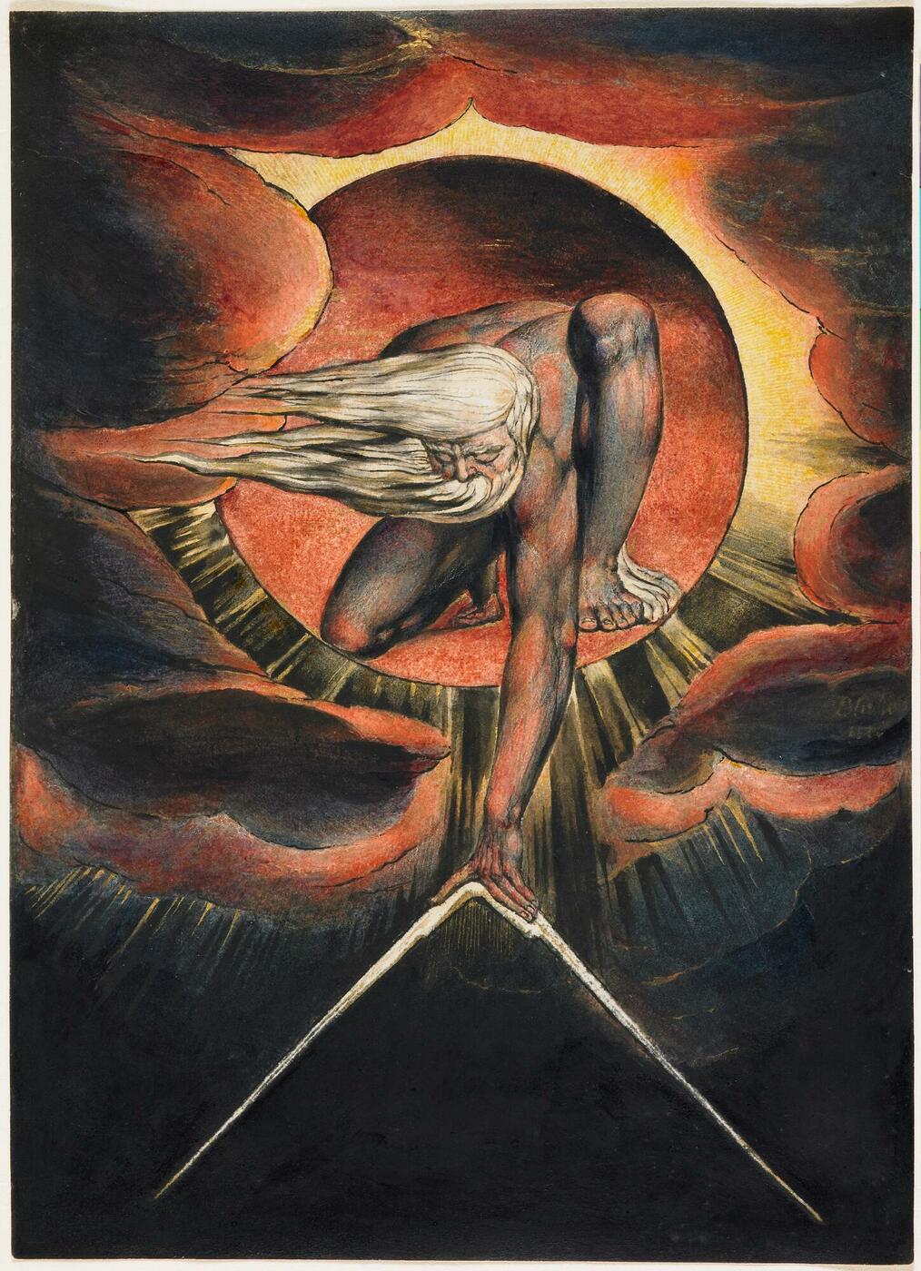 'Europe' Plate i: Frontispiece, 'The Ancient of Days - IIIF Image