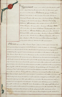 First page of the agreement for the financing of the Manchester Guardian. 