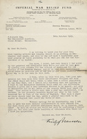 Letter from Nansen to Scott.