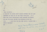 Telegram from Dell discussing the Reichstag fire.