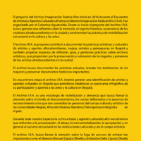 Archivo de Artistas (Espanol)